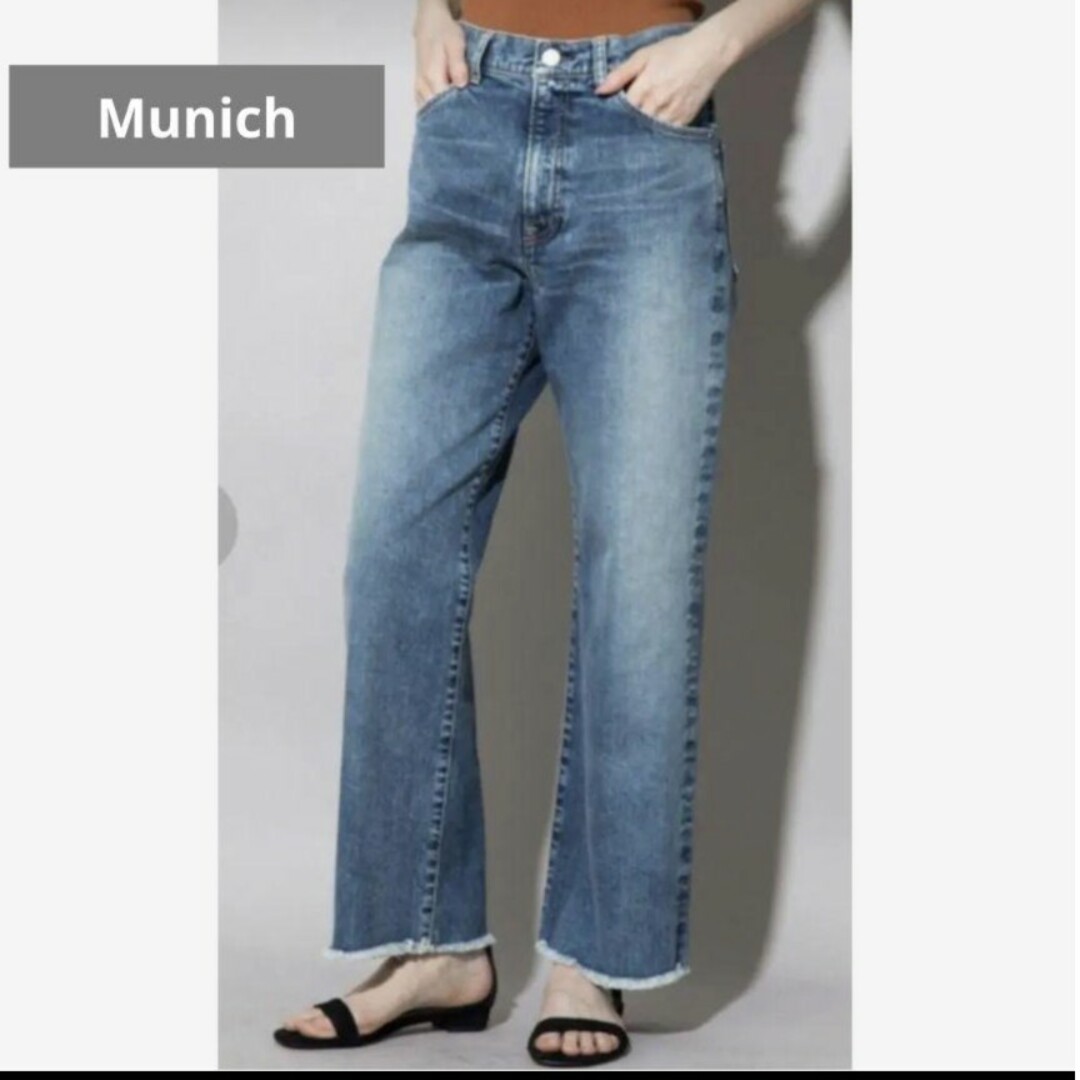 Munich◆ワイドデニムパンツ レディラックルカ スコットクラブ B2nd