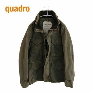 クアドロ(QUADRO)のQuadroクアドロ　ミリタリージャケット　コットン×ナイロンジャケット(ミリタリージャケット)