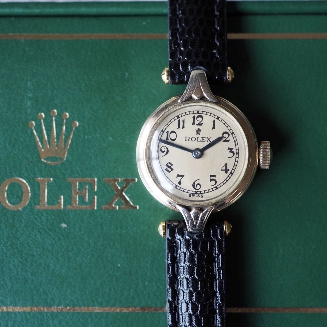 OH済・希少✴︎ROLEX ロレックス 1940年代 アンティーク時計✴︎オメガムーブメント手巻き式