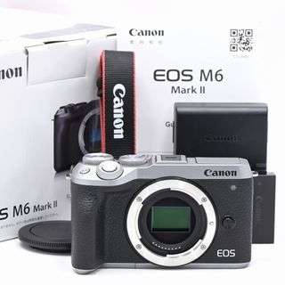 キヤノン(Canon)のCanon EOS M6 Mark II ボディ シルバー(ミラーレス一眼)