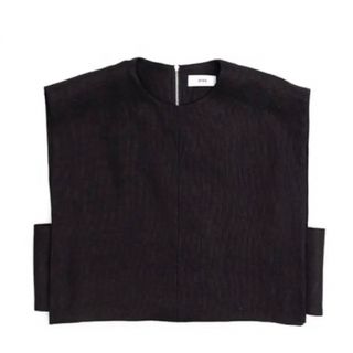 新品未使用HYKE  ASTRAKHAN VEST(BLACK)