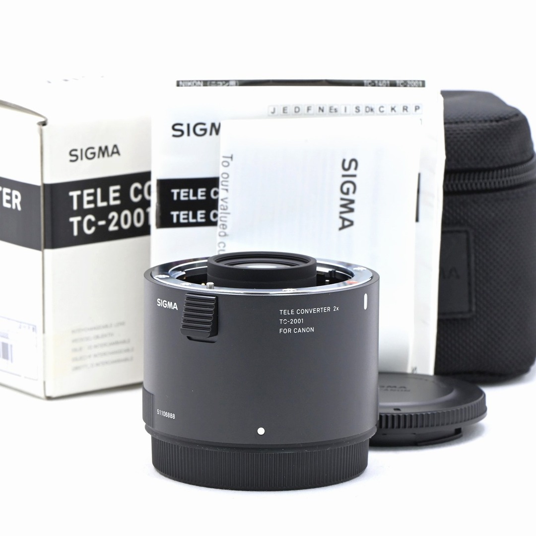 SIGMA(シグマ)のSIGMA TELE CONVERTER TC-2001 キヤノンEF用 スマホ/家電/カメラのカメラ(その他)の商品写真