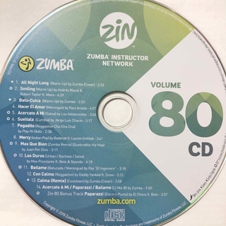 ズンバ(Zumba)のズンバ　ZIN80  CD(クラブ/ダンス)