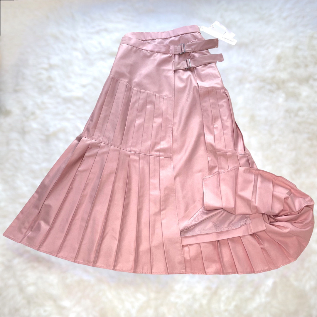 【タグ付き】アメリ KINGYO PLEATS SKIRT ベルト プリーツ M