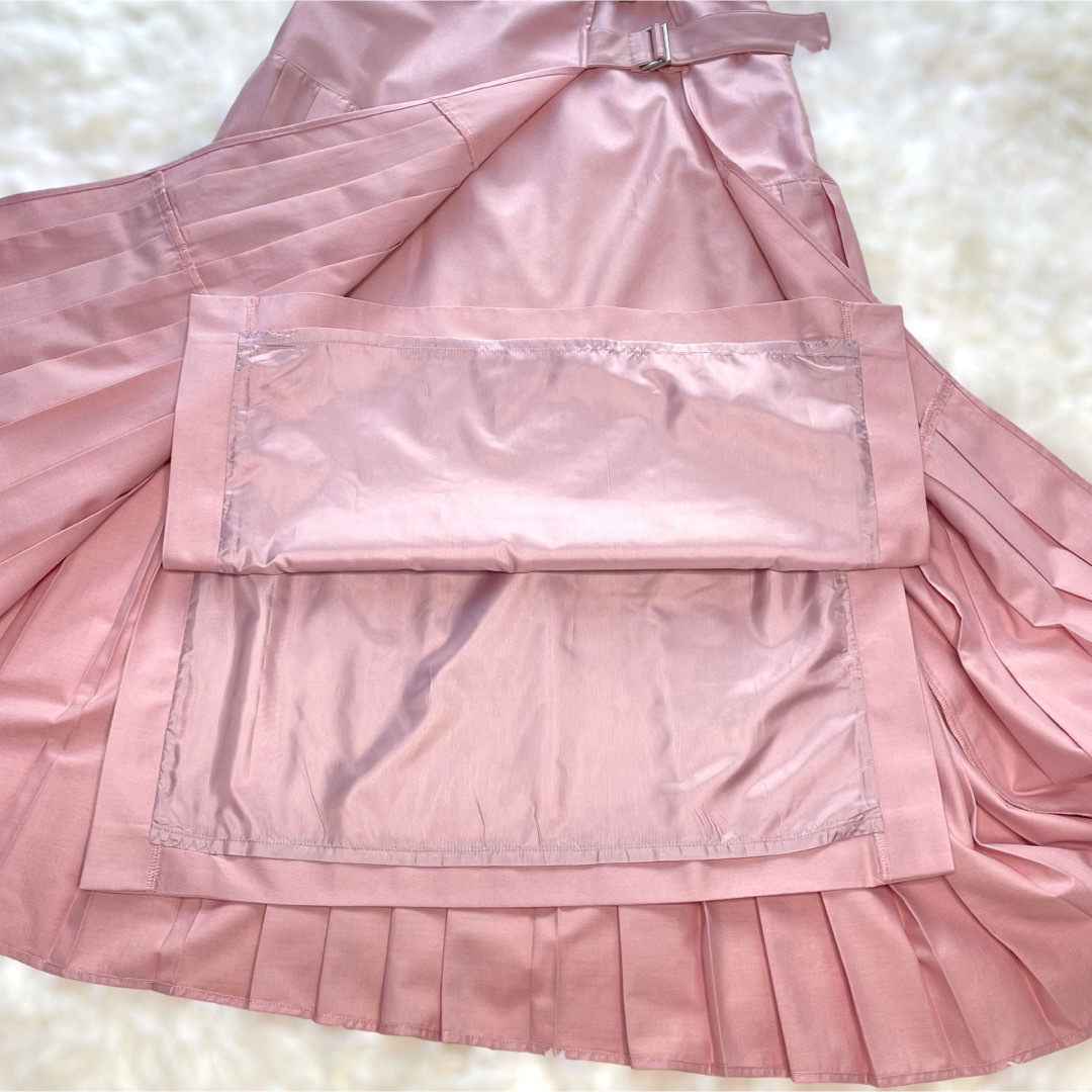 【タグ付き】アメリ KINGYO PLEATS SKIRT ベルト プリーツ M