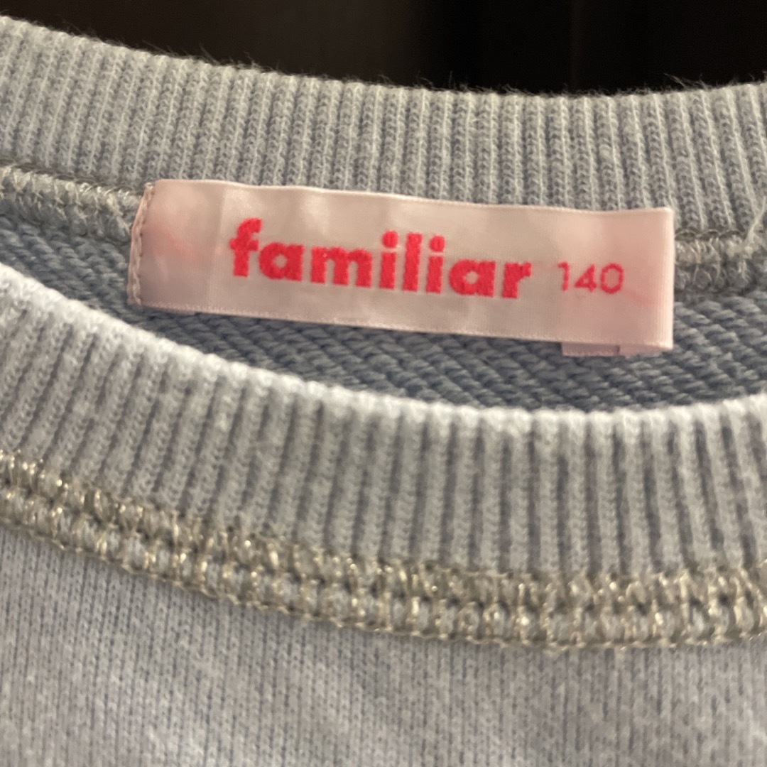 familiar(ファミリア)のファミリア★140cmトレーナー キッズ/ベビー/マタニティのキッズ服女の子用(90cm~)(Tシャツ/カットソー)の商品写真