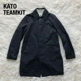 KATO` カトー コットン ライナー付き ステンカラーコート M ブラック