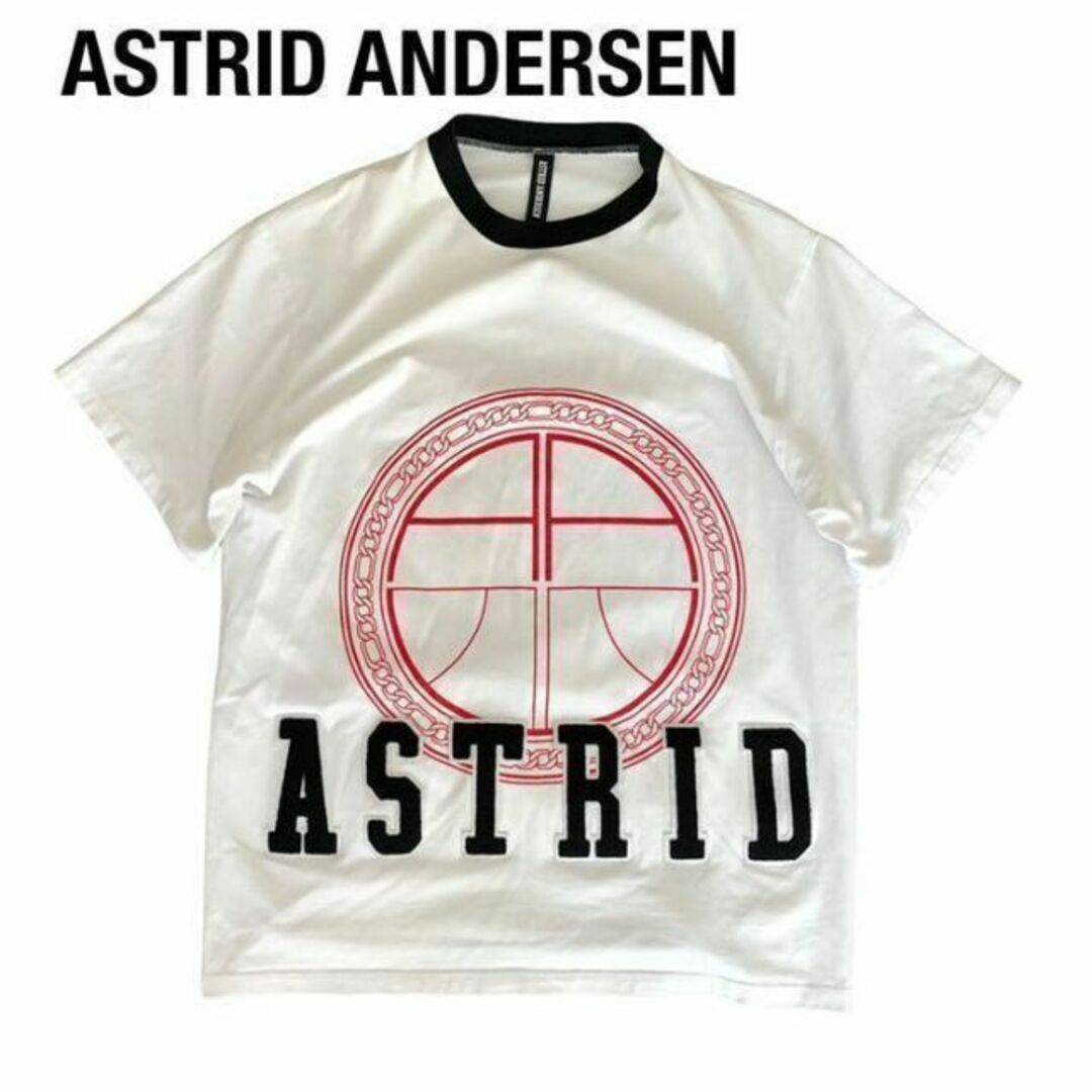 ASTRID ANDERSENアストリッドアンダーセン　リンガーTシャツ