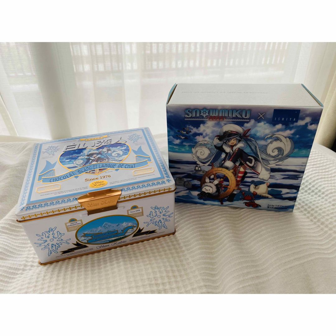 初音ミク　SNOW MIKU 雪ミク 2022 と オリジナルステッカー エンタメ/ホビーのフィギュア(アニメ/ゲーム)の商品写真
