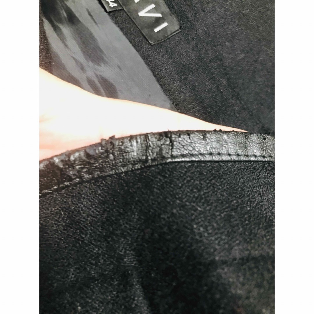 INDIVI(インディヴィ)の最終お値下げ❣️「INDIVI」黒オシャレスカート レディースのスカート(ひざ丈スカート)の商品写真