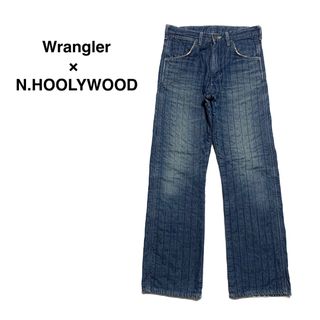 ラングラー(Wrangler)の☆良品 ラングラー × エヌハリウッド 別注 中綿 ブーツカット デニム パンツ(デニム/ジーンズ)