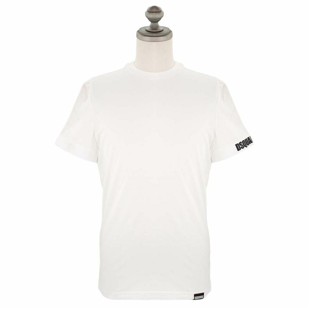 DSQUARED2 ディースクエアード 半袖Tシャツ D9M3S4530 メンズ 100 ホワイト Sサイズ