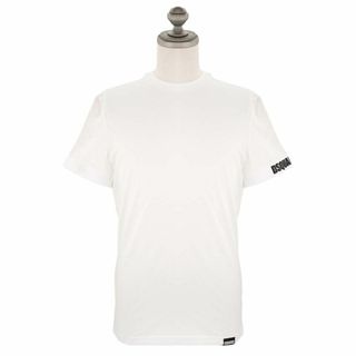 Dsquared2　ワンポイント　Vネック　Tシャツ　ホワイト　S