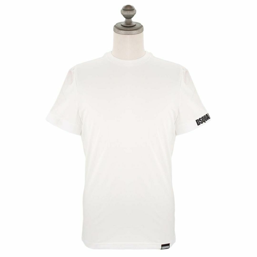 DSQUARED2 ディースクエアード 半袖Tシャツ D9M3S4530 メンズ 100 ホワイト XLサイズ