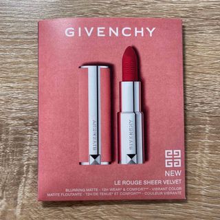 ジバンシィ(GIVENCHY)の新品未使用 GIVENCHY リップサンプル 4色サンプル ルージュジバンシイ(サンプル/トライアルキット)