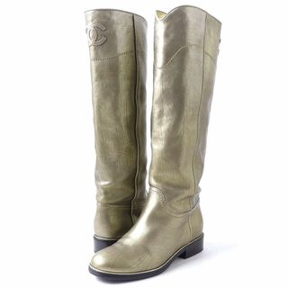シャネル ロングブーツの通販 400点以上 | CHANELを買うならラクマ