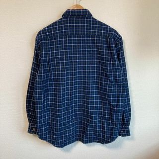 OLD UNIQLO オールド ユニクロ　シャツ　チェック　長袖　紺タグ M