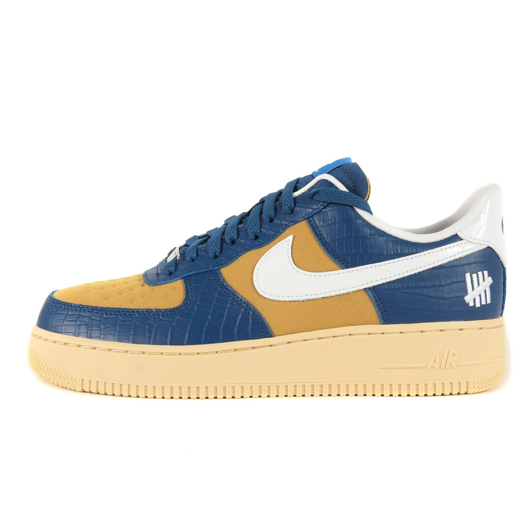 スニーカーNIKE ナイキ スニーカー サイズ:US9(27.0cm) UNDEFEATED コラボ AIR FORCE 1 LOW SP 5 ON IT DUNK VS AF1 PACK DM8462-400 21AW コートブルー ホワイト ゴールドトーン シューズ 靴 ブランド【メンズ】