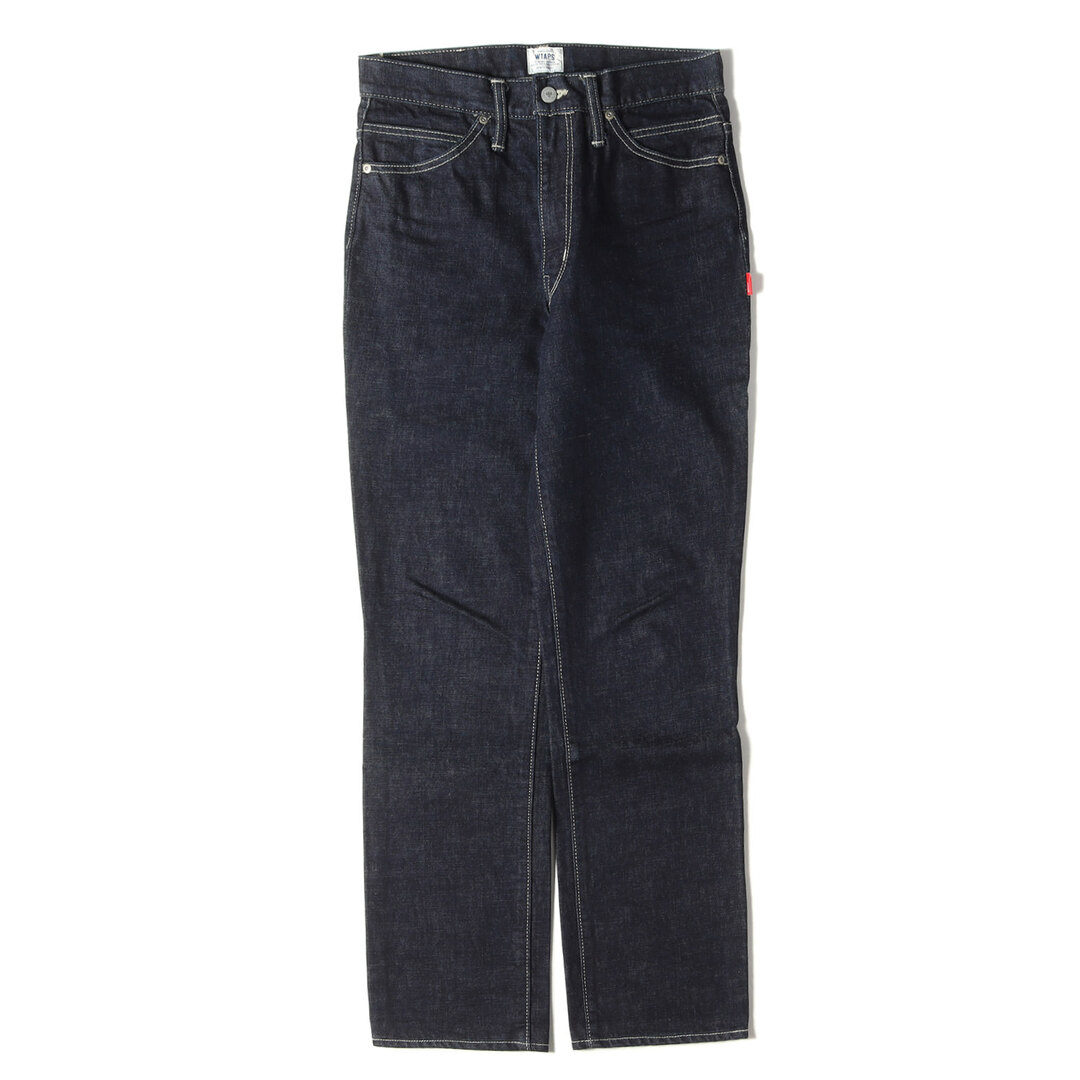 W)taps(ダブルタップス)のWTAPS ダブルタップス デニムパンツ サイズ:S スキニー リジッド デニム パンツ BLUES SKINNY RAW インディゴ ブルー ネイビー ボトムス ズボン ジーンズ ジーパン 【メンズ】【中古】 メンズのパンツ(デニム/ジーンズ)の商品写真