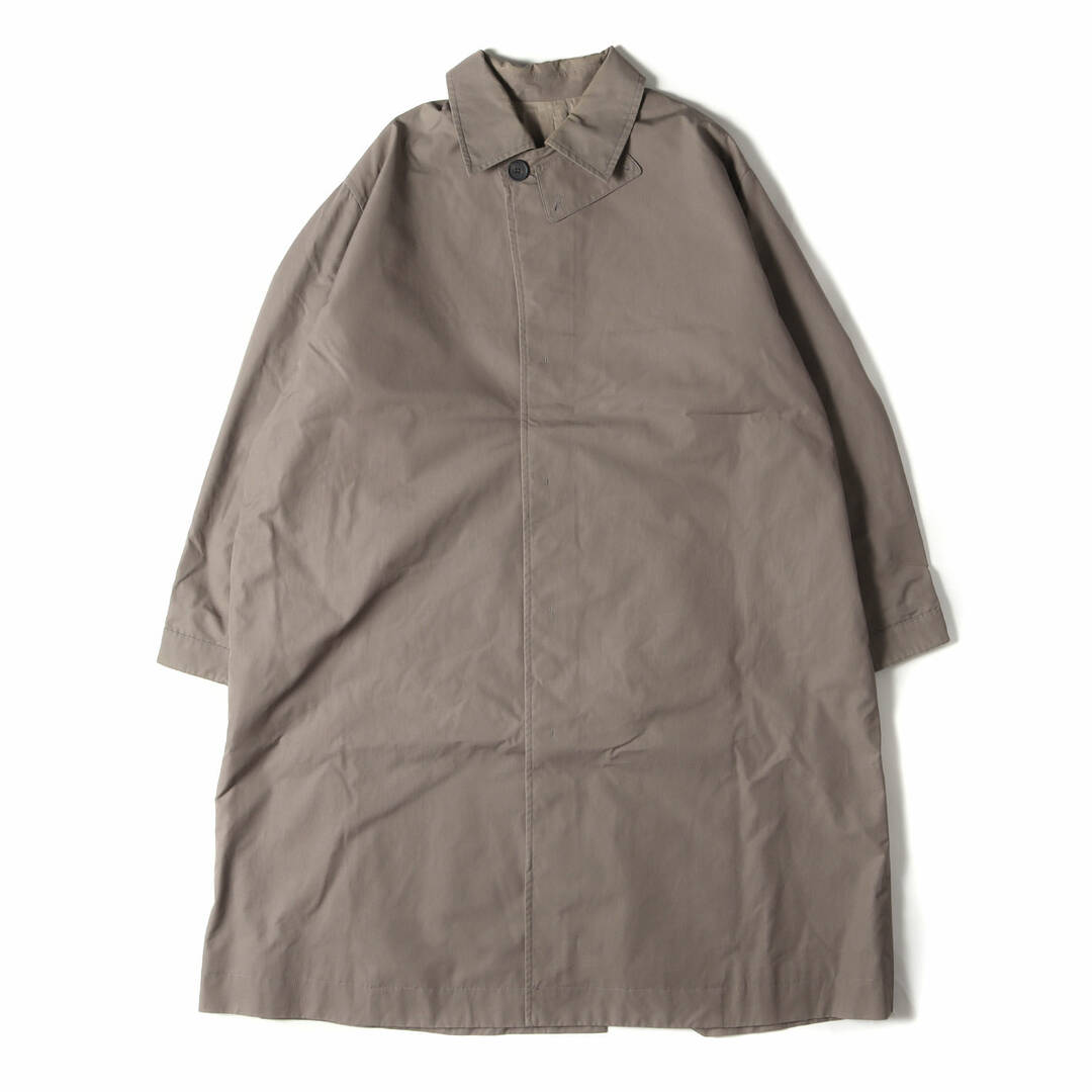 STUDIO NICHOLSON スタジオ ニコルソン コート サイズ:L ベンタイル コットン ギャバジン オーバーサイズ ステンカラー コート VENTILE MENS VOLUME GABARDINE SN-400 ベージュ系 イギリス製 アウター ジャケット ブルゾン【メンズ】