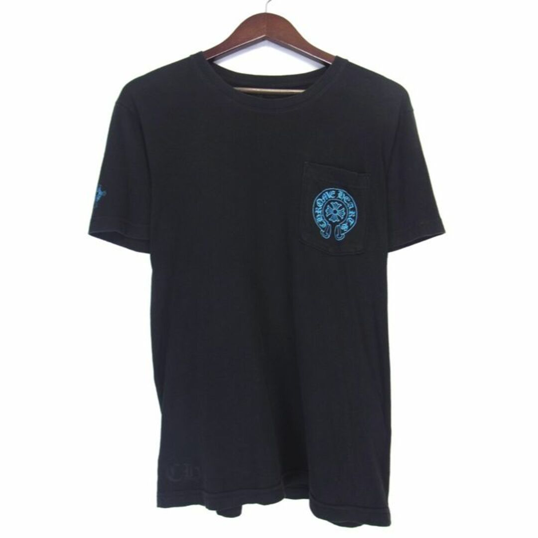 CHROME HEARTS Neck Logo ホースシュー　tシャツ L 黒