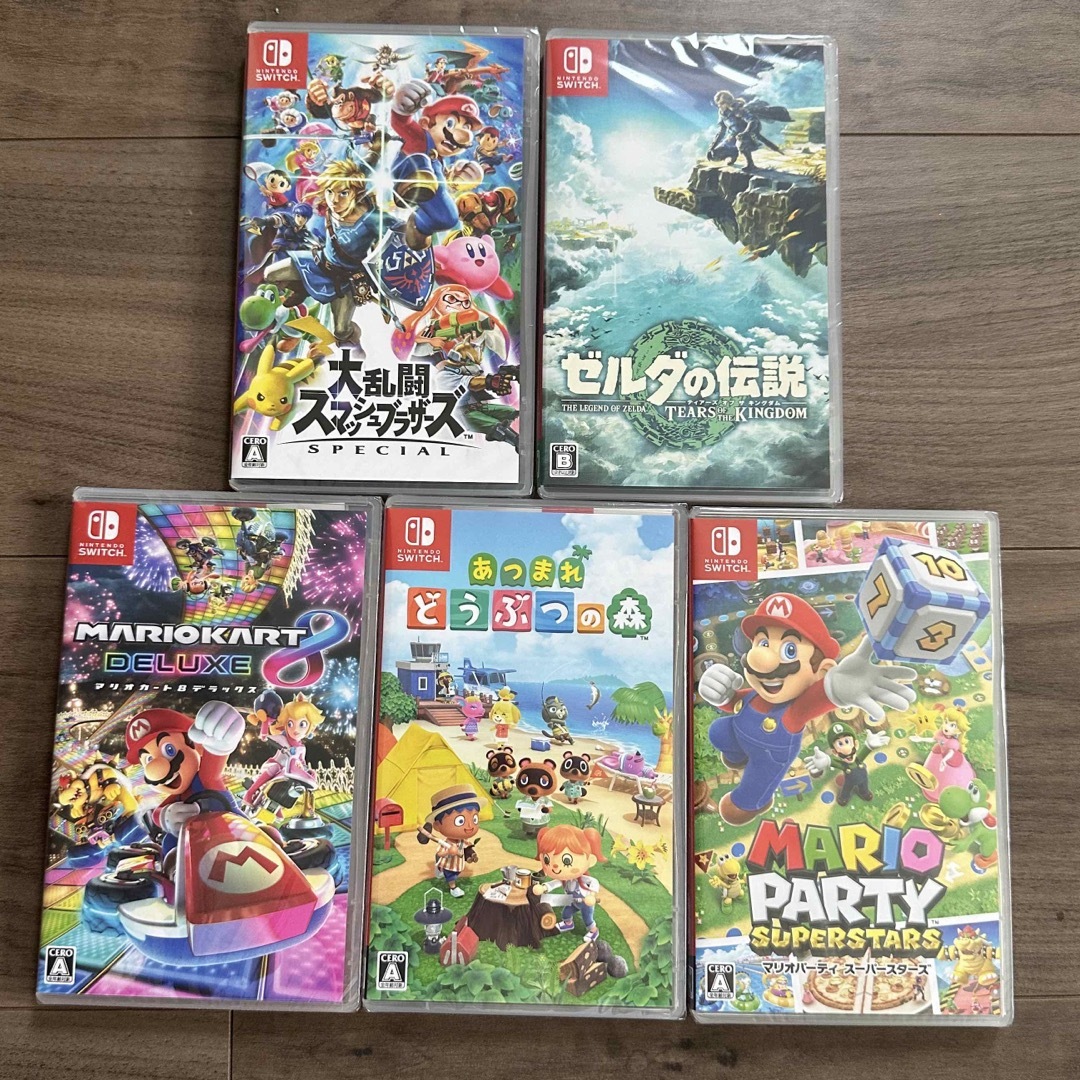 Nintendo  Switch  ソフト　5本セット