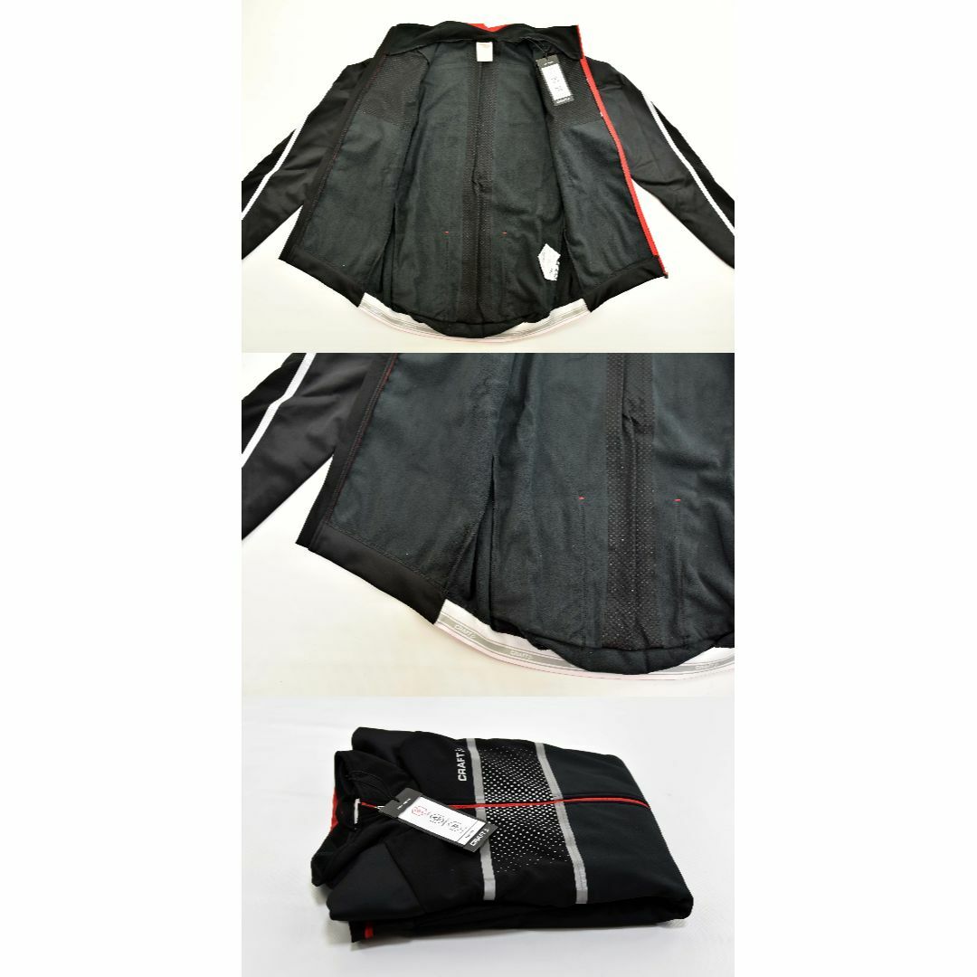 Craft Glow ジャケット size:L ブラック/ブライトレッド 8