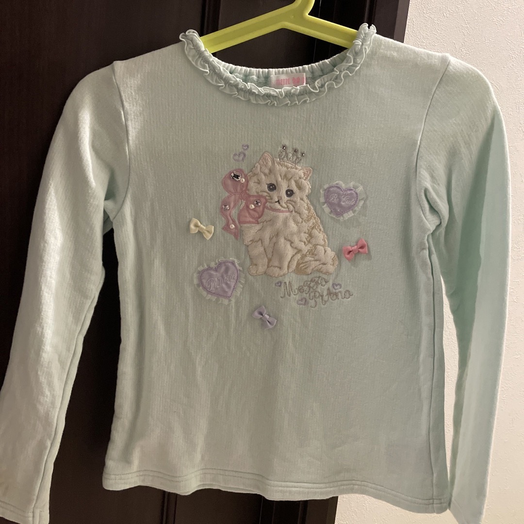 mezzo piano(メゾピアノ)の中古★メゾピアノトレーナー140cm キッズ/ベビー/マタニティのキッズ服女の子用(90cm~)(Tシャツ/カットソー)の商品写真