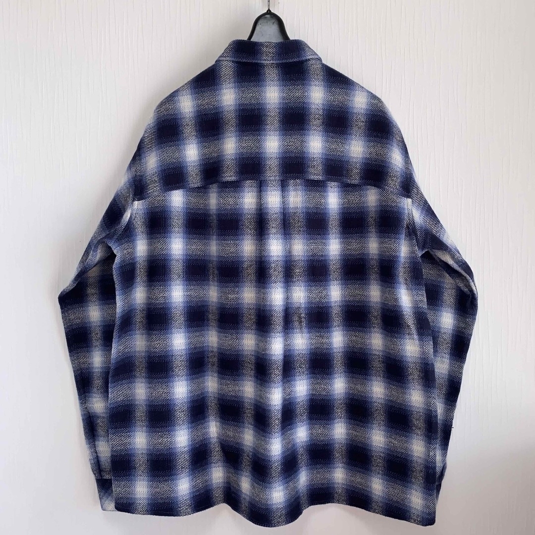 XL青【CHALLENGER】L/S CHECK SHRIT／新品未使用／送料込 1