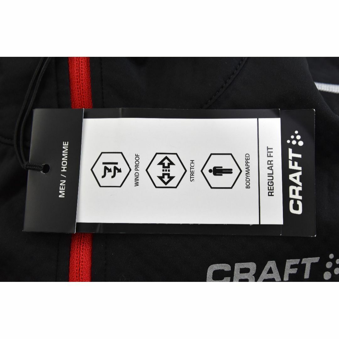 Craft★クラフト Storm 長袖ジャージ size:XL ブラック/レッド 2