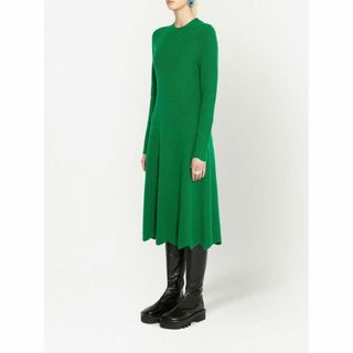 ジェイダブリューアンダーソン(J.W.ANDERSON)のJW Anderson ニットワンピース スカラップヘム ドレス(ロングワンピース/マキシワンピース)