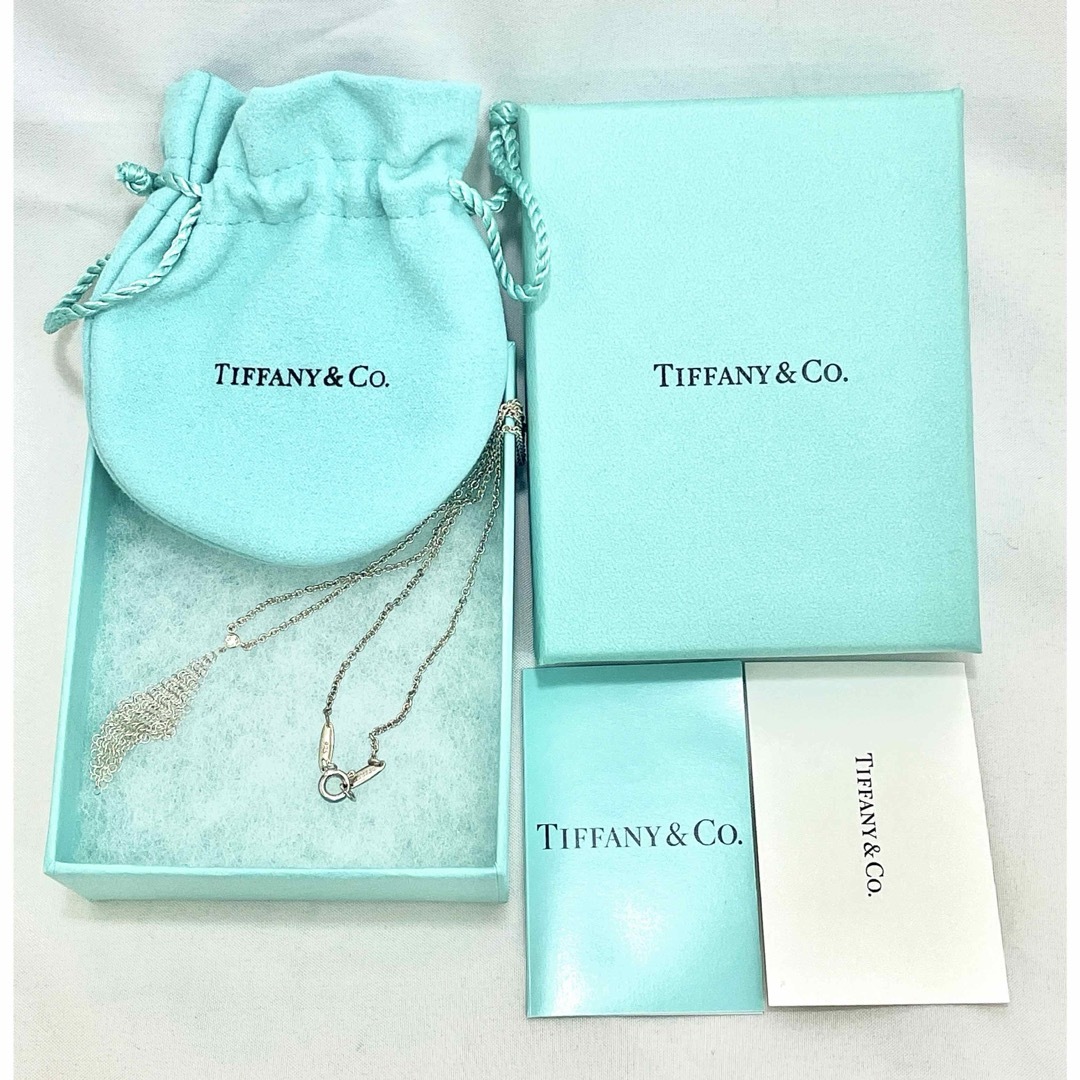 Tiffany & Co.(ティファニー)の希少★美品★ティファニー ダイヤ バイザヤード メッシュ タッセル  ネックレス レディースのアクセサリー(ネックレス)の商品写真