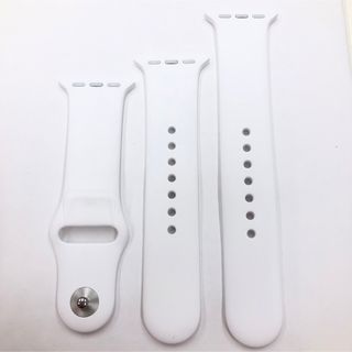 アップルウォッチ(Apple Watch)のAppleWatch 白 Apple純正バンド 40/41mm アップルウォッチ(その他)