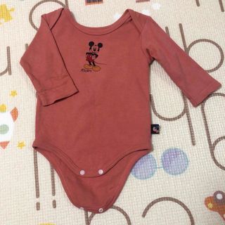 エフオーキッズ(F.O.KIDS)の値下げ★F.O.KIDS ミッキー長袖ロンパース 70 ディズニー(ロンパース)