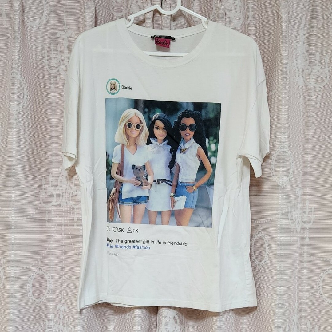 新品タグ付き　ZARA バービー　 コラボ　Tシャツ