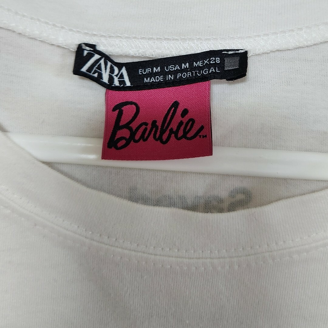 ZARA(ザラ)のZARA　激レア　バービー　コラボ　半袖　Tシャツ　ザラ レディースのトップス(Tシャツ(半袖/袖なし))の商品写真