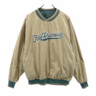 ハフ(HUF)のハフ リバーシブル プルオーバー ジャケット M ベージュ×グリーン系 HUF メンズ 【中古】  【231017】(ダッフルコート)