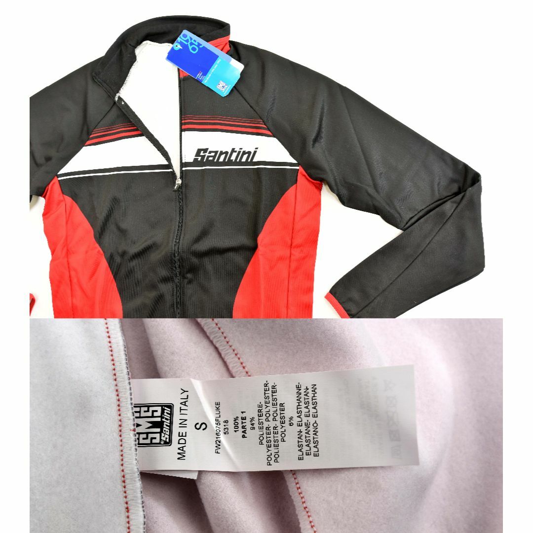 Santini Fluke Thermofleece 長袖ジャージ size:S 8