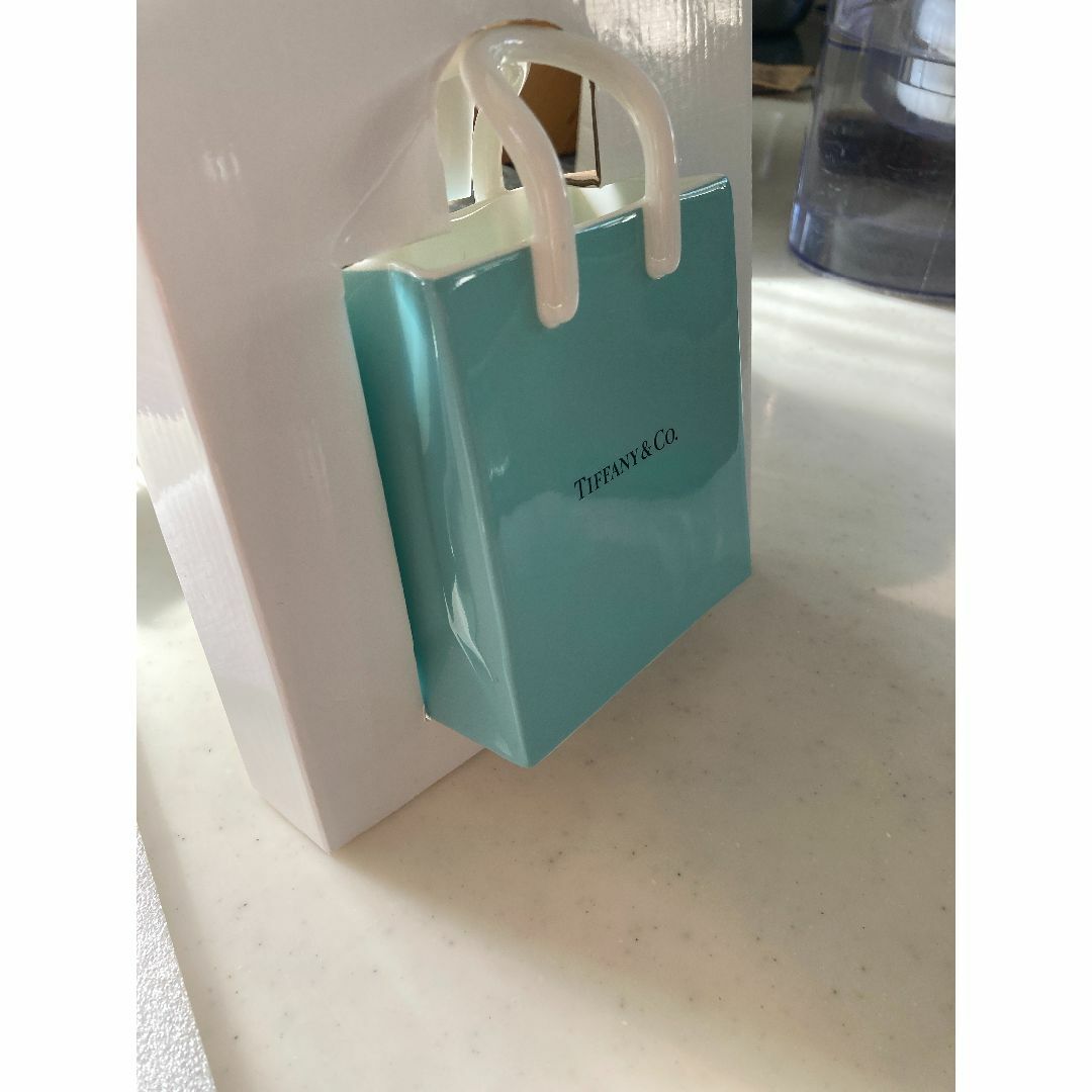 Tiffany & Co. - TIFFANY ショッピングバッグ型 陶器 Tiffany & Co. - TIFFANY ショッピングバッグ型 陶器