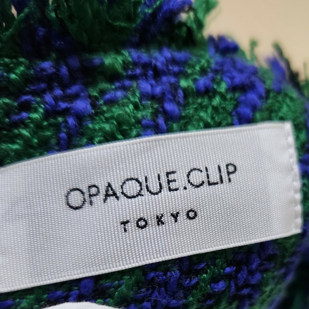 OPAQUE.CLIP(オペークドットクリップ)のOPAQU.CUP ツイード　ベスト レディースのトップス(ベスト/ジレ)の商品写真