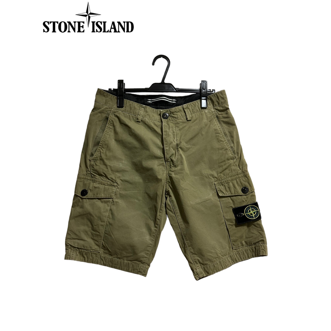 STONE ISLAND(ストーンアイランド)のstone island cargo short pant 19ss メンズのパンツ(ワークパンツ/カーゴパンツ)の商品写真