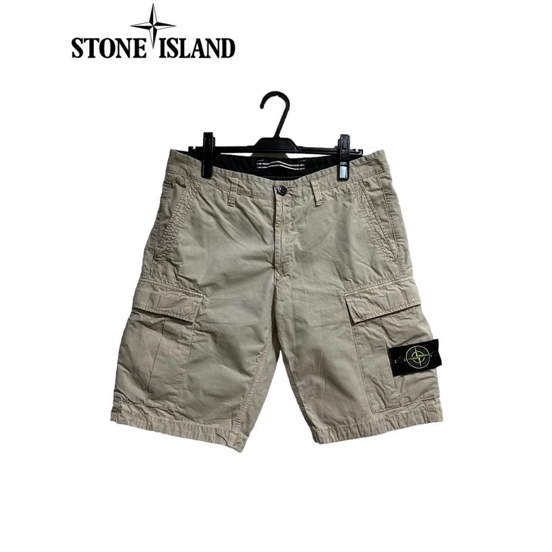 STONE ISLAND(ストーンアイランド)のstone island cargo short pant 19ss メンズのパンツ(ワークパンツ/カーゴパンツ)の商品写真