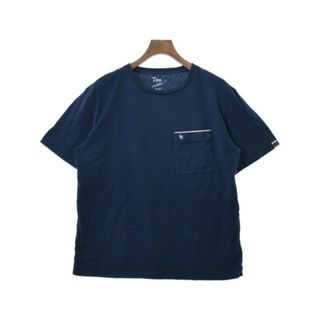 ナナミカ(nanamica)のnanamica ナナミカ Tシャツ・カットソー S 紺 【古着】【中古】(Tシャツ/カットソー(半袖/袖なし))