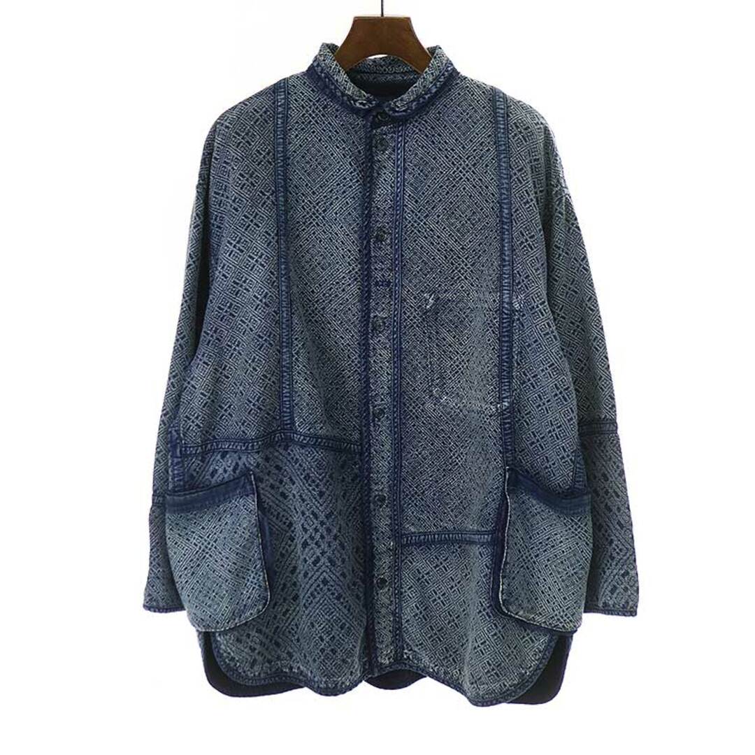 Porter Classic ポータークラシック 21SS NEW KOGIN SHIRT JACKET こぎん刺しシャツジャケット インディゴ 4