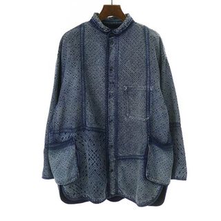 ポーター(PORTER)のPorter Classic ポータークラシック 21SS NEW KOGIN SHIRT JACKET こぎん刺しシャツジャケット インディゴ 4(その他)