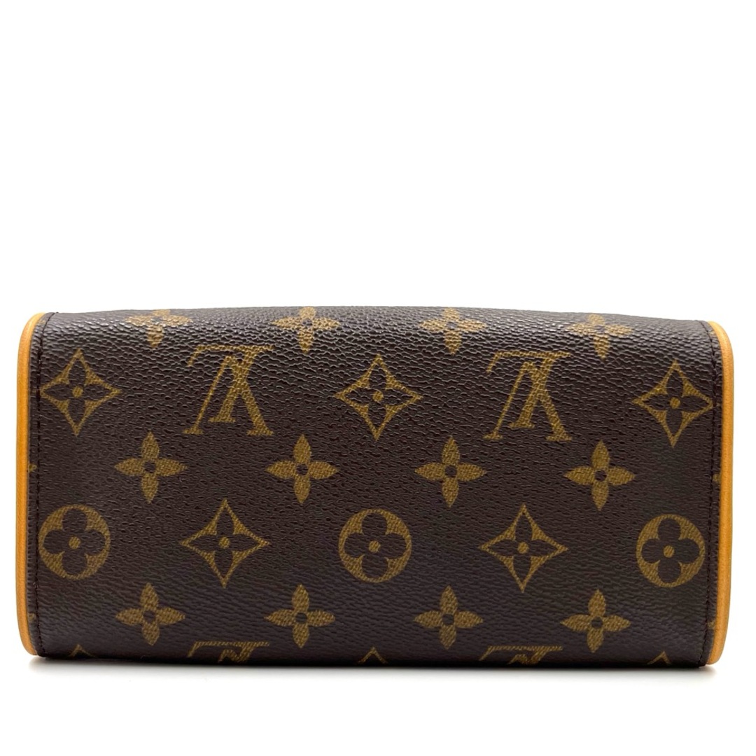 【限定価格】LOUIS VUITTON ルイヴィトン ショルダーバッグ ポシェットツインPM Pochett Twin モノグラム ブラウン 茶 鞄 かばん M51854    ゴールド金具 レディース【品】