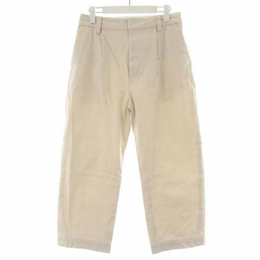 MARGARET HOWELL - マーガレットハウエル WASHED COTTON TWILL 3 L 白