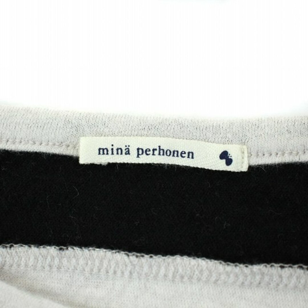 mina perhonen(ミナペルホネン)のミナペルホネン cozy アンゴラ Tシャツ カットソー 長袖 S グレー レディースのトップス(カットソー(長袖/七分))の商品写真