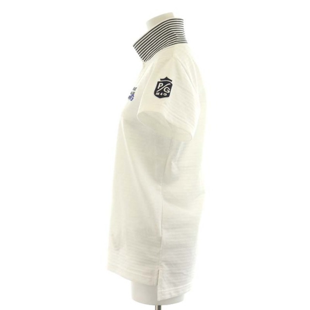 PEARLY GATES(パーリーゲイツ)のパーリーゲイツ 21SS ポロシャツ 半袖 刺繍 0 S 白 レディースのトップス(ポロシャツ)の商品写真