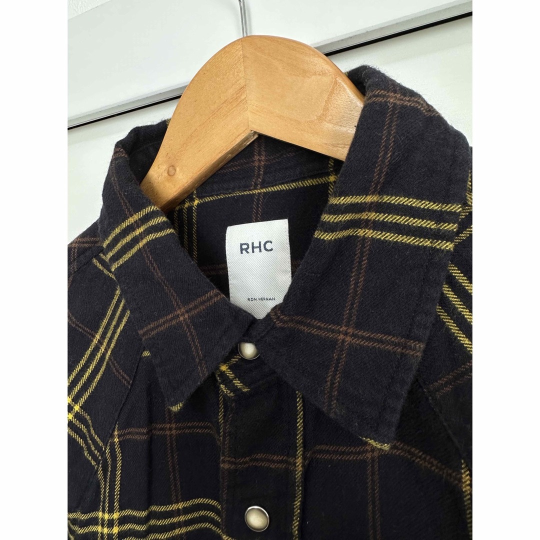 RHC ロンハーマン チェックシャツ 厚手綿100% サイズS